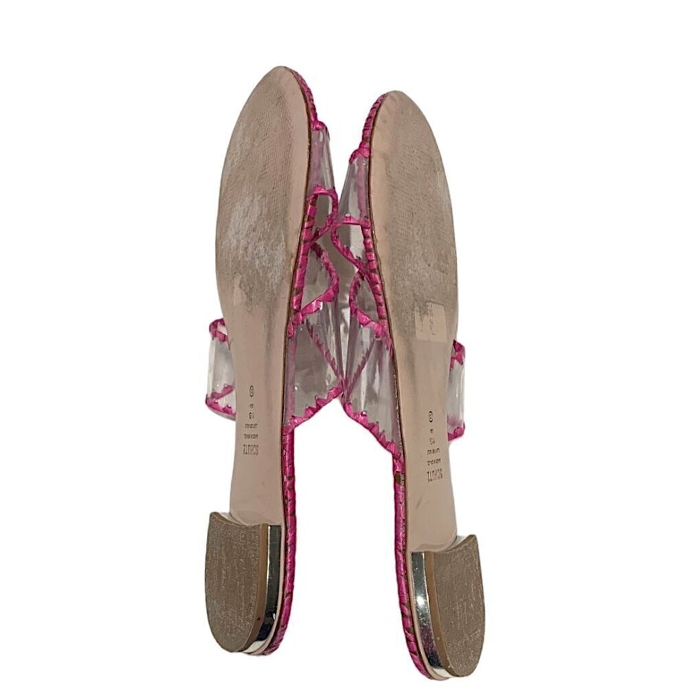 Schutz Pink Aya Sandals Size 11 - Picture 3 of 8